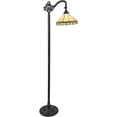 thumbnail image 1 of RADIANCE Goods Tiffany-Style 1 Light Reading Floor Lamp 11" Wide, 1 of 2