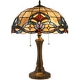 thumbnail image 1 of RADIANCE Goods Tiffany-Style 2 Light Victorian Table Lamp 16" Shade, 1 of 4