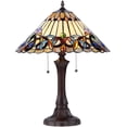 thumbnail image 1 of RADIANCE Goods Tiffany-Style 2 Light Victorian Table Lamp 16" Shade, 1 of 9