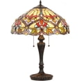 thumbnail image 1 of RADIANCE Goods Tiffany-Style 2 Light Victorian Table Lamp 18" Shade, 1 of 3