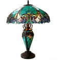 thumbnail image 1 of RADIANCE Goods Tiffany-Style 3 Light Victorian Double Lit Table Lamp 18" Shade, 1 of 2