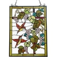 thumbnail image 1 of RADIANCE Goods Tiffany-Style Animal Design Window Panel 18" x 25", 1 of 1