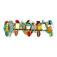 thumbnail image 1 of RADIANCE Goods Tiffany-Style Animal Design Window Panel 26" x 9", 1 of 7