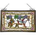 thumbnail image 1 of RADIANCE Goods Tiffany-Style Animal Design Window Panel 32" x 21", 1 of 7