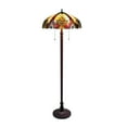 thumbnail image 1 of RADIANCE Goods Tiffany-Style Dark Bronze 2-Light Victorian Floor Lamp 18" Shade, 1 of 8