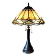 thumbnail image 1 of RADIANCE Goods Tiffany-Style Victorian 2 Light Antique Dark Bronze Table Lamp 15" Shade, 1 of 3