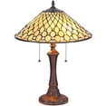 thumbnail image 1 of RADIANCE Goods Tiffany-Style Victorian 2 Light Table Lamp 16" Wide, 1 of 4