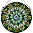 thumbnail image 1 of RADIANCE Goods Tiffany-Style Victorian Stained Glass Window Panel 26" Width, 1 of 8
