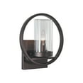 thumbnail image 1 of RADIANCE Goods Transitional 1 Light Rubbed Bronze Outdoor/Indoor Wall Sconce 11" Tall, 1 of 4