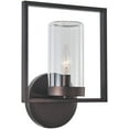 thumbnail image 1 of RADIANCE Goods Transitional 1 Light Rubbed Bronze Outdoor/Indoor Wall Sconce 13" Tall, 1 of 4