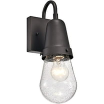 RADIANCE Goods Transitional 1 Light Rubbed Bronze Outdoor Wall Sconce 13" Height