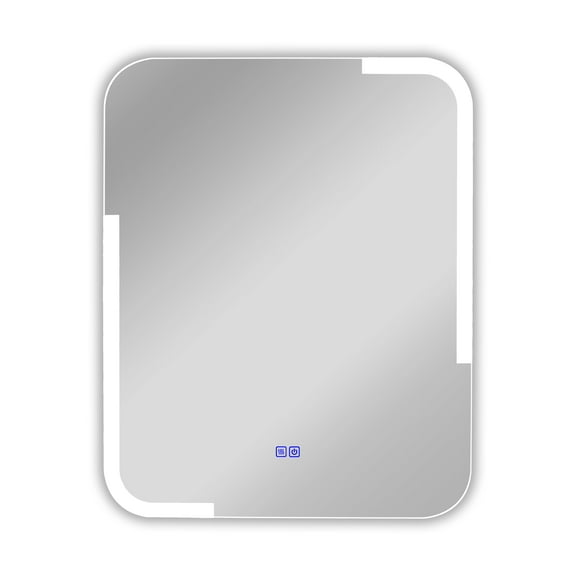 RADIANCE goods Back Lit Rectangular TouchScreen LED Mirror 3 Color Temperatures 3000K-6000K 30" Height