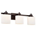thumbnail image 1 of RADIANCE goods Contemporary 3 Light Oil Rubbed Bronze Bath Vanity Fixture 24" Wide, 1 of 9