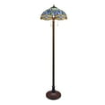 thumbnail image 1 of RADIANCE goods Dragonfly-Style Dark Bronze 3 Light Floor Lamp 18" Wide, 1 of 8