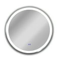 thumbnail image 1 of RADIANCE goods Embedded Round TouchScreen LED Mirror 3 Color Temperatures 3000K-6000K 24" Wide, 1 of 9