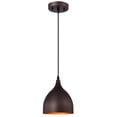 thumbnail image 1 of RADIANCE goods Industrial 1 Light Oil Rubbed Bronze Mini Pendant Ceiling Fixture 7" Wide, 1 of 9