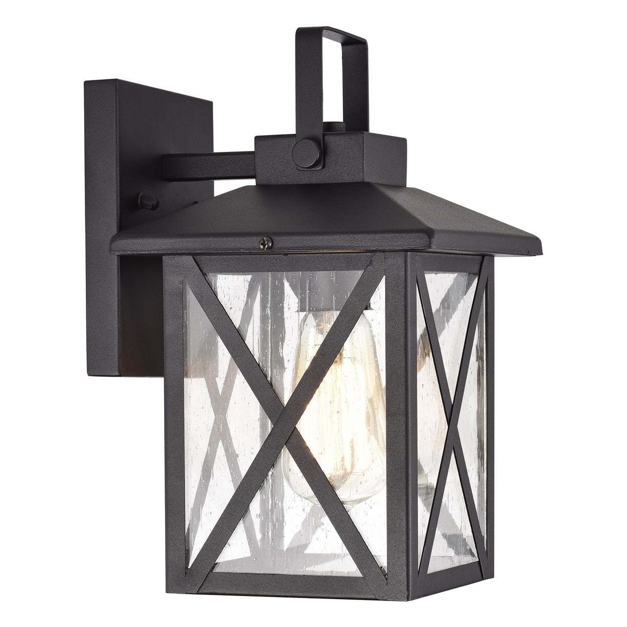 Transitional Textured Black Outdoor deals Wall Sconce 11