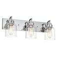 thumbnail image 1 of RADIANCE goods Transitional 3 Light Chrome Bath Vanity Fixture 24" Wide, 1 of 9