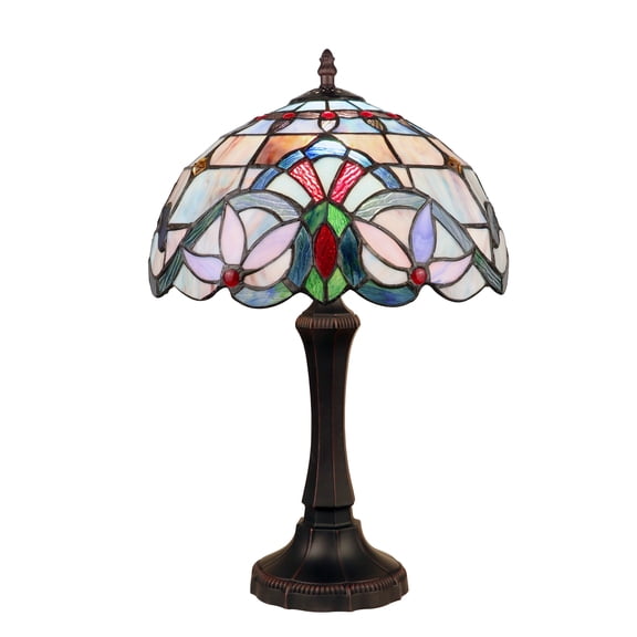 RADIANCE goods Victorian-Style Dark Bronze 1 Light Table Lamp 12" Wide