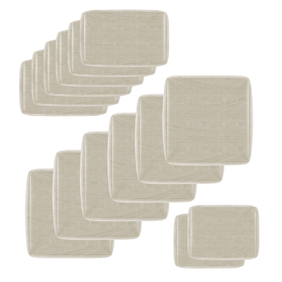 RADIATA Beige 27×27 Outdoor Cushions, Water-Resistant & Weather-Resistant Patio Furniture Replacement Covers – Durable, Skin-Friendly Outdoor Cushion Slipcovers (Cover Only)