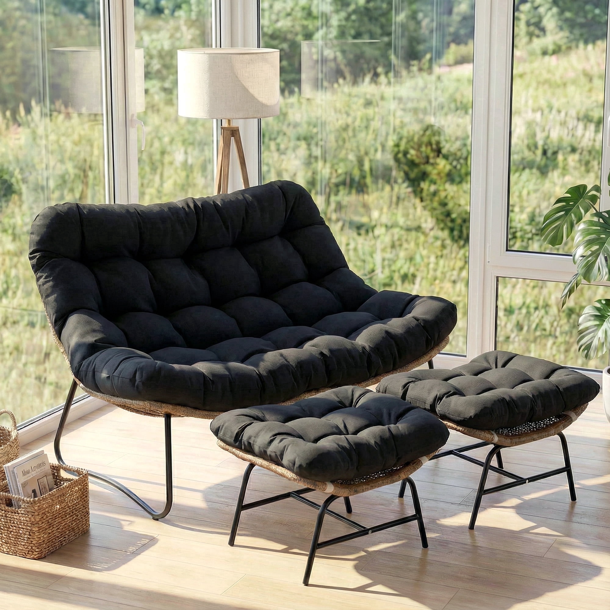Best HD Pictures about  Ottoman For Papasan Chair  with No AI Images