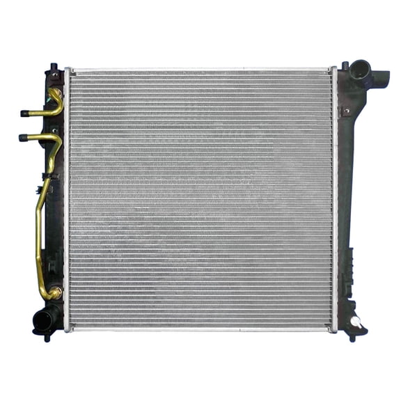 RADIATOR; 2.0 LITER L4 TURBO; FRONT WHEEL DRIVE; PLASTIC AND ALUMINUM