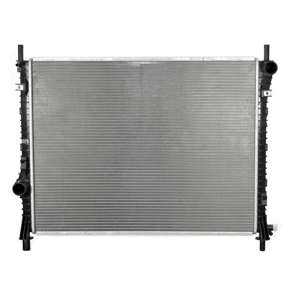 RADIATOR; GT 5.0 LITER WITH PERFORMANCE PACKAGE; GT350 5.2 LITER; PLASTIC AND ALUMINUM