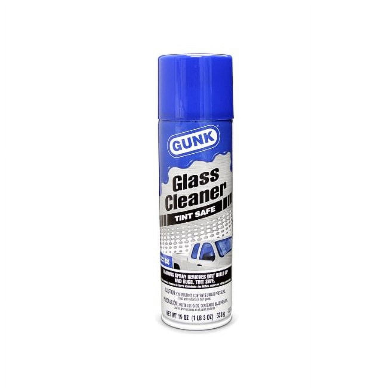 Gunk Tough Truck Glass Cleaner, 19 oz, Aerosol Metal Can, Clear, Liquid