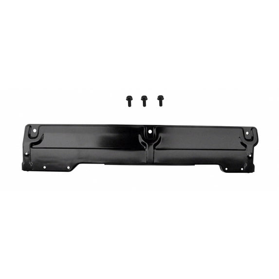 RADIATOR SUPPORT TOP PANEL; BLACK; FOR MODELS WITH A/C; MADE OF STEEL