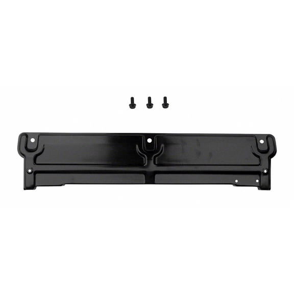 RADIATOR SUPPORT TOP PANEL; BLACK; FOR MODELS WITHOUT A/C; MADE OF STEEL