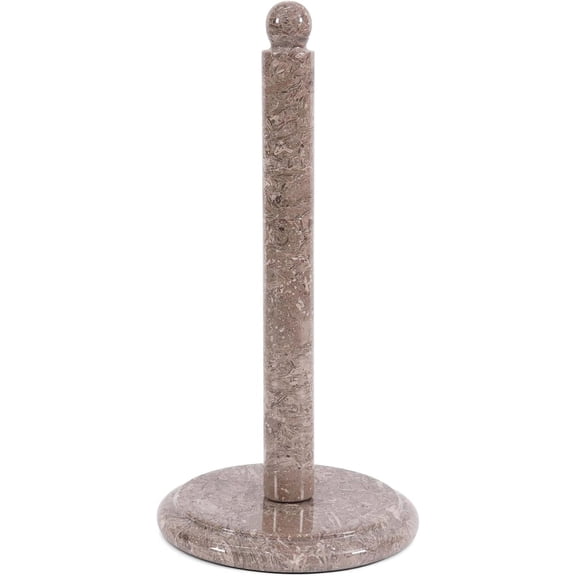 Radicaln Marble Paper Towel Holder Countertop 12.5 inch Oceanic Handmade Toilet Paper Towels Stand for Bathroom Counter, Hand Papertowel Holders for Home and Kitchen Décor