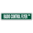 thumbnail image 1 of RADIO CONTROL FLYER Street Sign RC hobby plane helicopter cars | Indoor/Outdoor |  30" Wide, 1 of 5