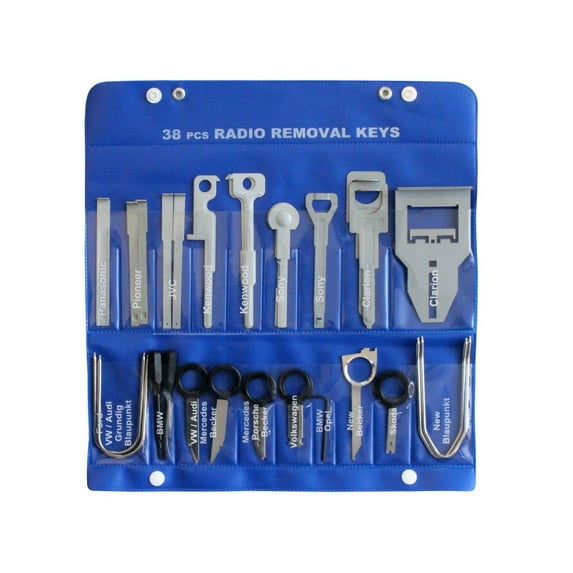 RADIO Removal Keys Tool Set Car Stereo Release Kit 38 pcs