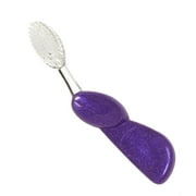 RADIUS Big Brush BPA Free  ADA Accepted Toothbrush Designed to Improve Gum Health  Reduce Gum Issues - Right Hand - Purple - Pack of 1