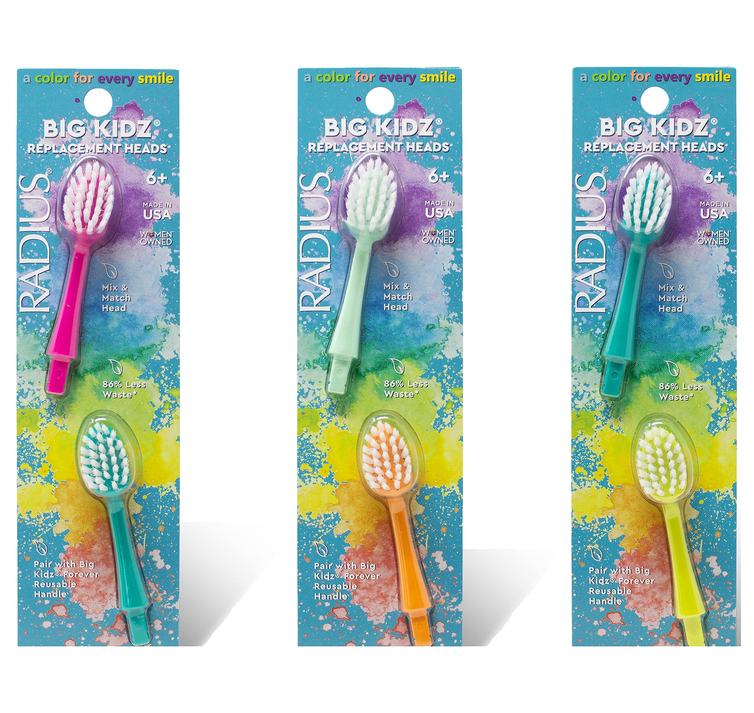 Radius Big Kidz Forever Brush Replacement Heads - Thumbnail 4