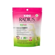 RADIUS Bubblegum EcoFlex Compostable Kidz Floss Picks - 50 Flossers