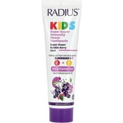 RADIUS Kids Super Duper Immunity Power Toothpaste 2.5 Oz - Super Duper Bubble Berry Mint - Pack of 1
