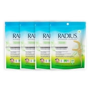 RADIUS EcoClean Floss Picks, Compostable, 50 CT, Sweet Mint, Pack of 4
