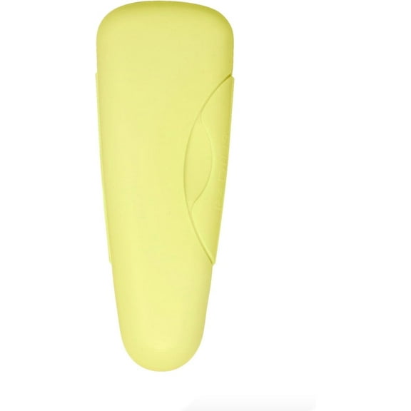 RADIUS Razor Travel Case, BPA-Free Recycled Plastic, Portable for Bathroom, School, Home, Camping - Lemon