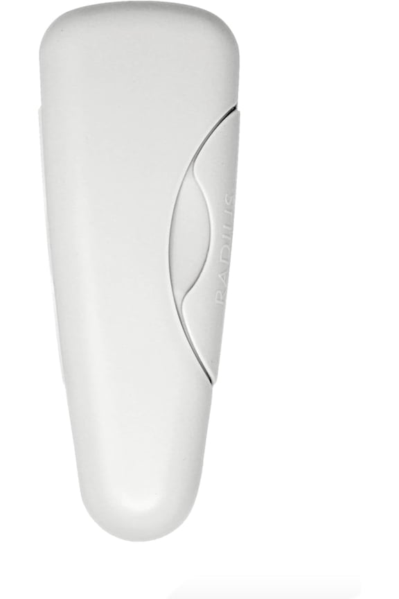 Razor Travel Case, BPA-Free Recycled Plastic, Portable for Bathroom, School, Home, Camping - White