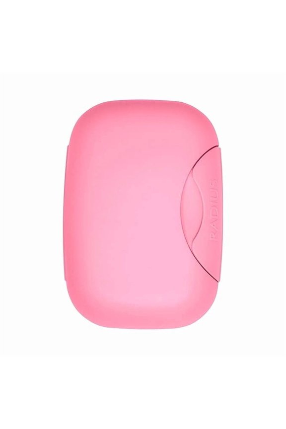 Soap Travel Case, BPA-Free Recycled Plastic, Leakproof, Portable for Bathroom, Gym, Home, Camping - Pastel Pink