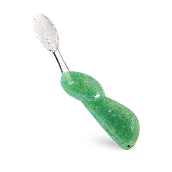 RADIUS Toothbrush Big Brush with Replaceable Head, Right Hand, Soft in Soda Pop, BPA Free and ADA Accepted, Designed to Improve Gum Health and Reduce The Risk of Gum Disease