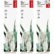RADIUS Toothbrush Replacement Brush Heads 2-Count Improve Gum Health & Reduce Gum Issues - Soft Big Head - Pack of 3