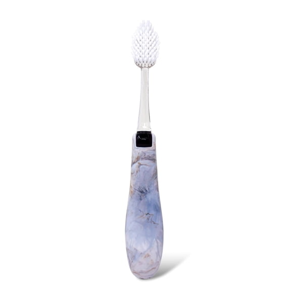 RADIUS Toothbrush Tour Travel Brush, Calacatta Stone, BPA Free and ADA Accepted, Designed to Improve Gum Health and Reduce The Risk of Gum Disease, 1 Pack