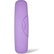 RADIUS Toothbrush Travel Case for Big Brush/Original/ Scuba Brushes, BPA-Free Recycled Plastic, 6.88H - 1.5W - 2L in - Lavender