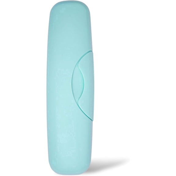 RADIUS Toothbrush Travel Case for Big Brush/Original/ Scuba Brushes, BPA-Free Recycled Plastic, 6.88H - 1.5W - 2L in - Mint