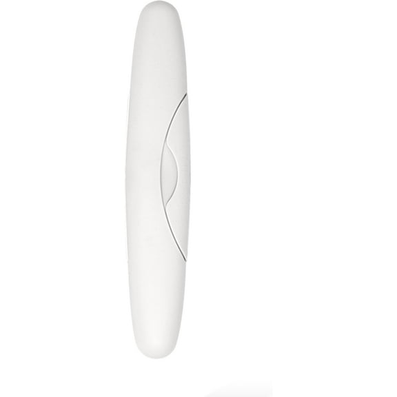 RADIUS Toothbrush Travel Case for Standard Brush, BPA-Free Recycled Plastic, 8.25H - 1.38W - 1.75L in - White