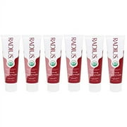 RADIUS USDA Organic Clove Cardamom Toothpaste 6 Count, 3oz , Non Toxic , Designed to Improve Gum Health and Help Prevent Cavities