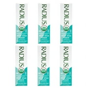 RADIUS USDA Organic Mint Aloe Neem Toothpaste 6 Count, 3oz , Non Toxic , Designed to Improve Gum Health and Help Prevent Cavities