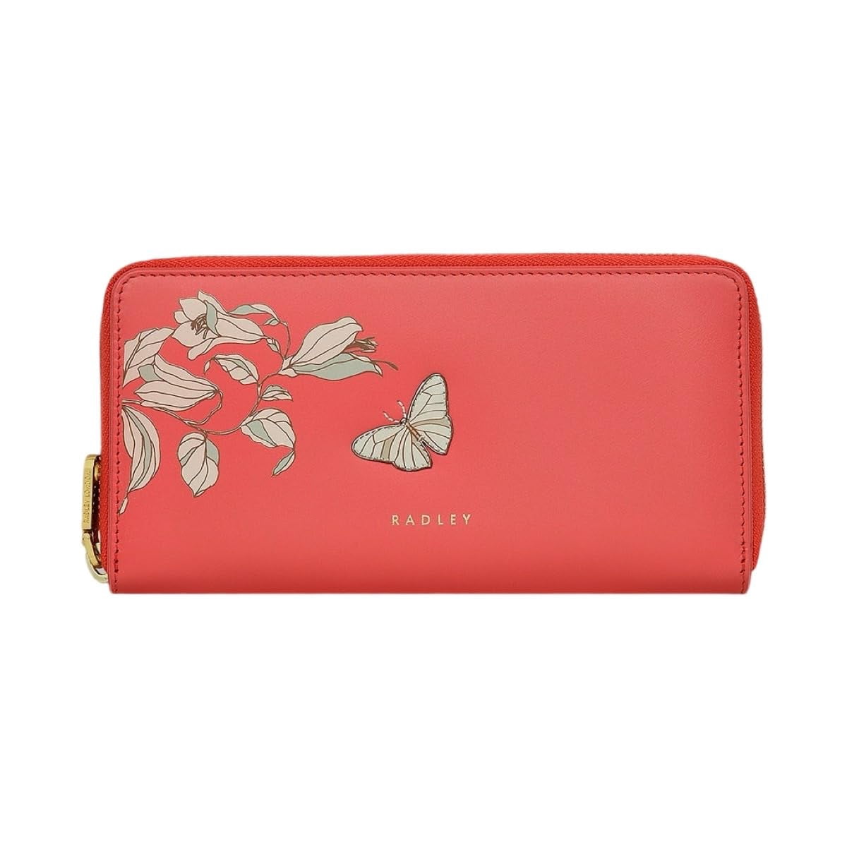 RADLEY London Butterfly Large Zip-Around Continental Wallet (Bright Red ...